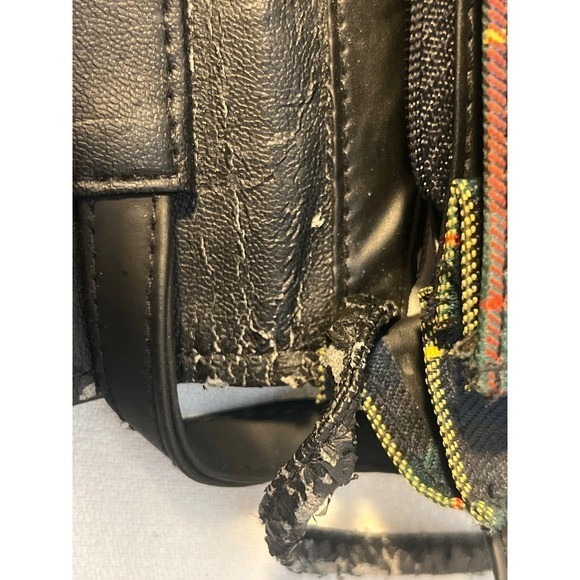 Mickey Mouse Plaid Crossbody Bag Mini Flap Bag vintage - Picture 6 of 11